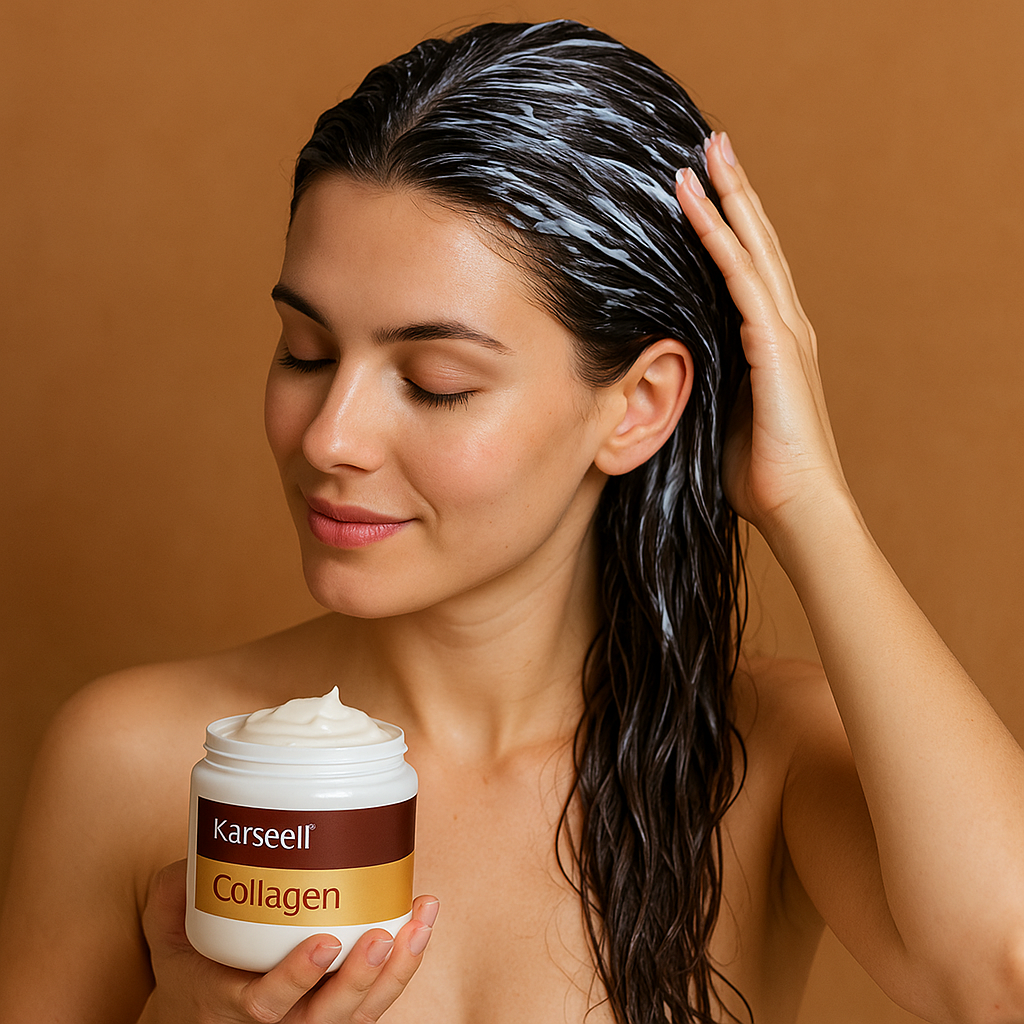 COMBO KARSELL™ | 2 X 1 -Mascarilla capilar de colágeno Karseell + aceite de argán