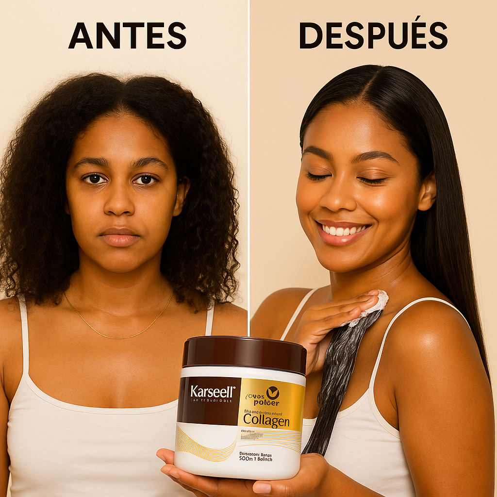 COMBO KARSELL™ | 2 X 1 -Mascarilla capilar de colágeno Karseell + aceite de argán